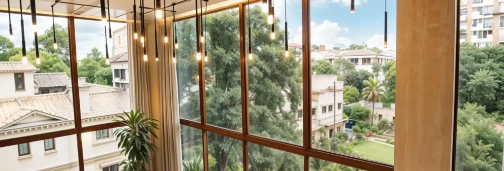 aluminium window grill design | Eternia Windows